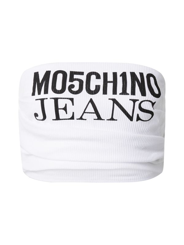 Moschino Jeans Moschino Jeans Топ  черно / бяло