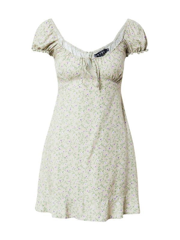 Motel Motel Лятна рокля 'Galhaes'  светлозелено / лилав / бяло