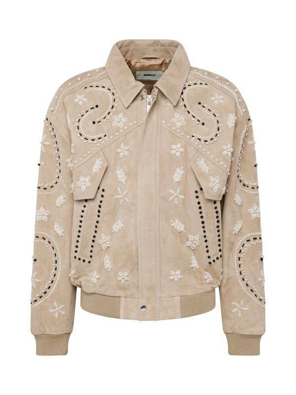 MOUTY MOUTY Преходно яке 'PAPI'  бежово / черно / бяло