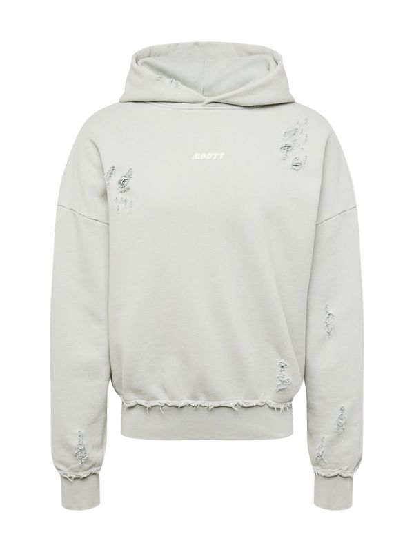 MOUTY MOUTY Суичър 'JOEY'  светлосиво / бяло