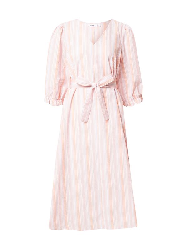 Moves Moves Рокля тип риза  кремаво / оранжево