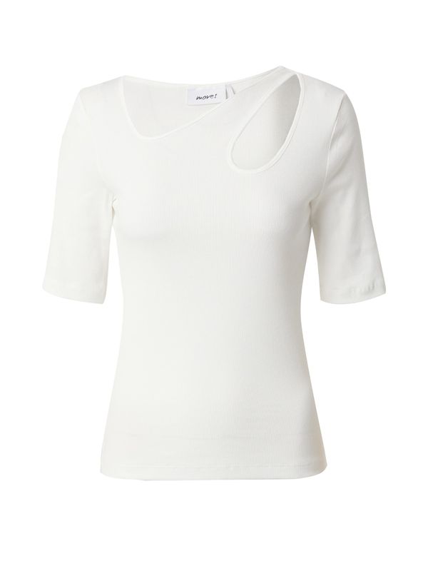 Moves Moves Тениска 'Luvie'  мръсно бяло