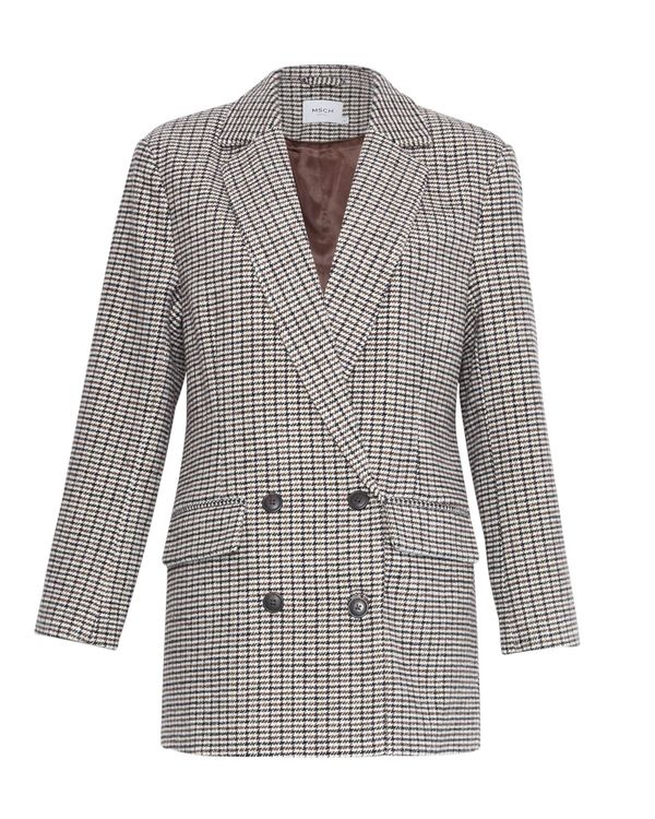 MSCH COPENHAGEN MSCH COPENHAGEN Блейзър 'Florencia'  светлобежово / екрю / кафяво / черно