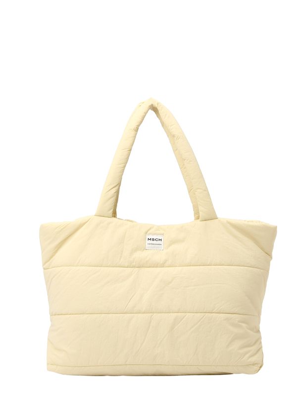 MSCH COPENHAGEN MSCH COPENHAGEN "Чанта тип ""Shopper""" 'Sasja'  пастелно жълто / черно / бяло