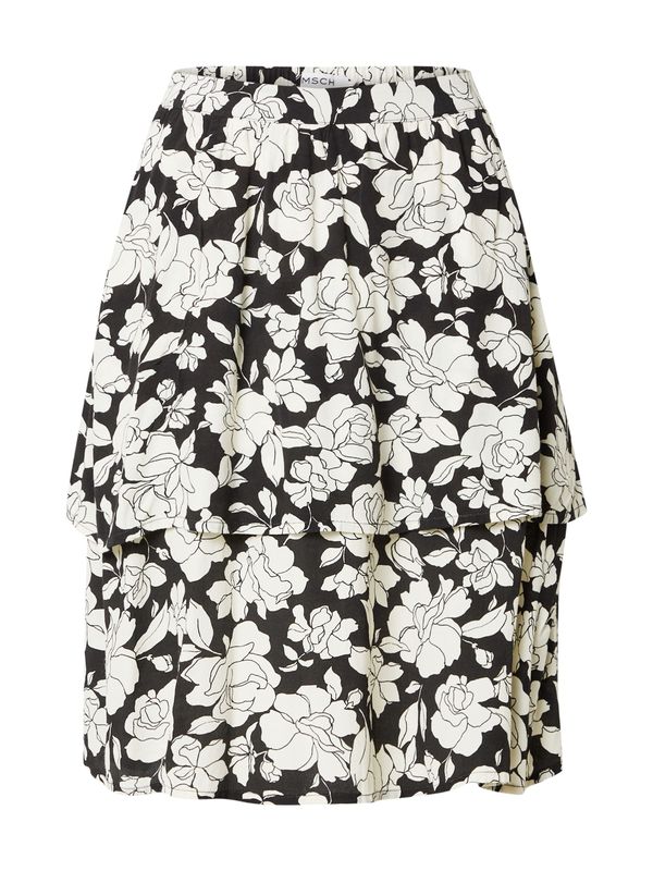 MSCH COPENHAGEN MSCH COPENHAGEN Пола 'Deona Morocco'  черно / бяло