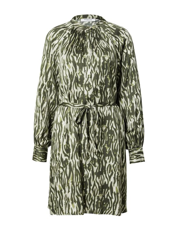 MSCH COPENHAGEN MSCH COPENHAGEN Рокля 'Joceline'  светлосиво / каки / тръстиково зелено / бяло