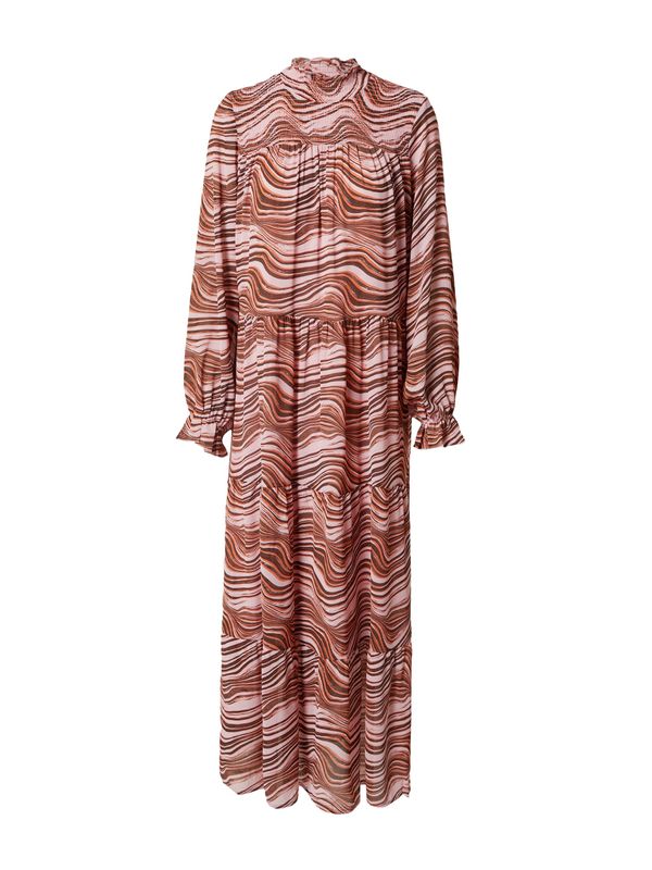 MSCH COPENHAGEN MSCH COPENHAGEN Рокля 'Panthea'  светлооранжево / тъмнооранжево / бледорозово