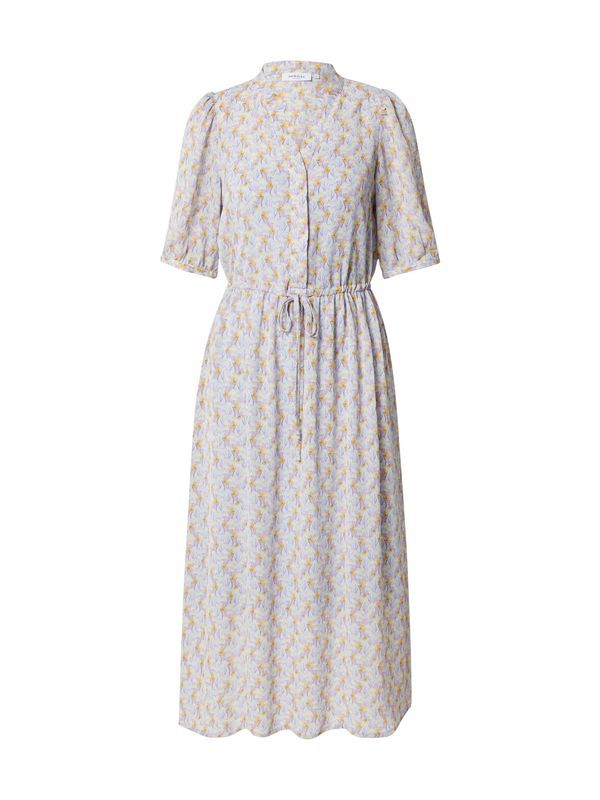 MSCH COPENHAGEN MSCH COPENHAGEN Рокля тип риза 'Henriet Rikkelie'  светлосиньо / шафран / светложълто / бледоморав