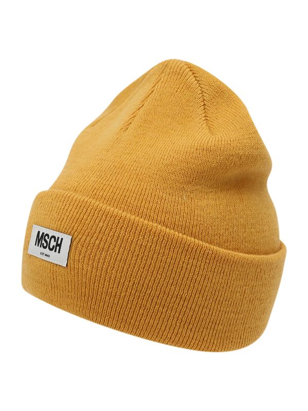 MSCH COPENHAGEN MSCH COPENHAGEN Шапка 'Mojo'  златистожълто / черно / бяло