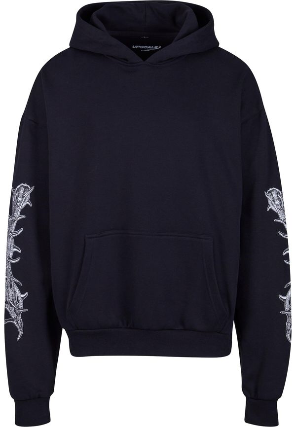 MT Upscale MT Upscale Суичър 'God Loyalty Love'  червено / черно / сребърно