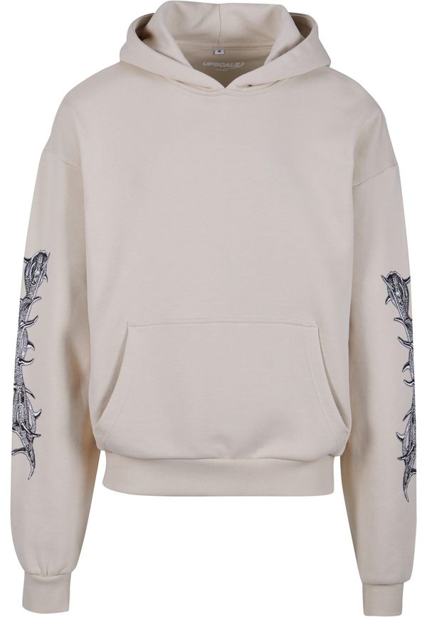 MT Upscale MT Upscale Суичър 'God Loyalty Love'  телесен цвят / гренадин / черно