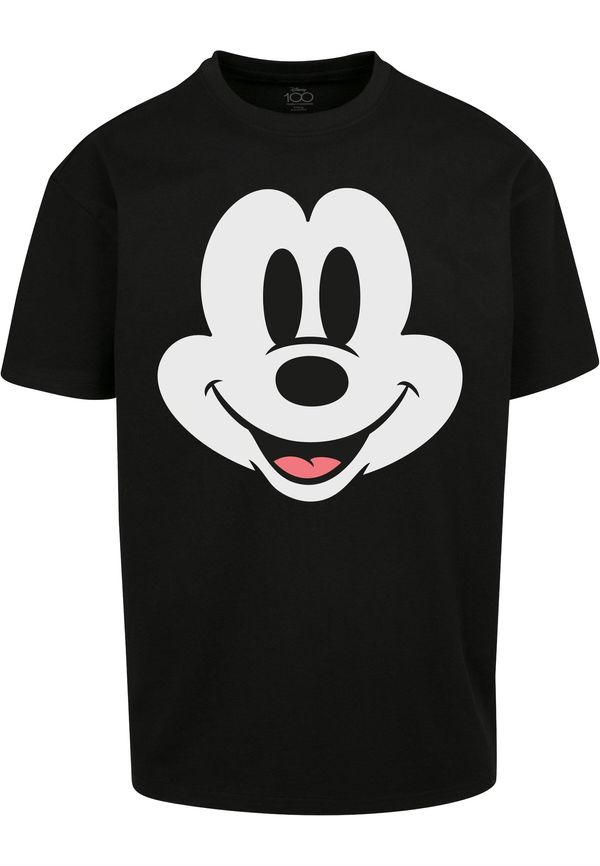 MT Upscale MT Upscale Тениска 'Disney 100 Mickey Face'  гренадин / черно / бяло