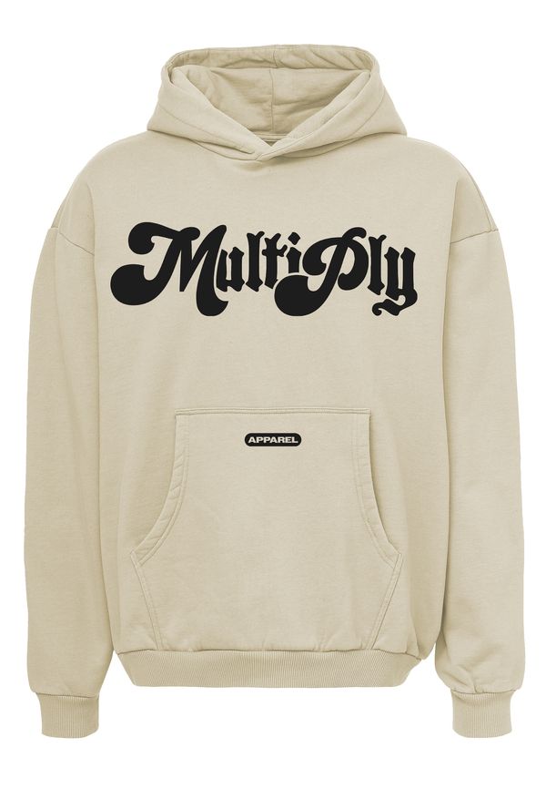 Multiply Apparel Multiply Apparel Суичър  светлокафяво / черно