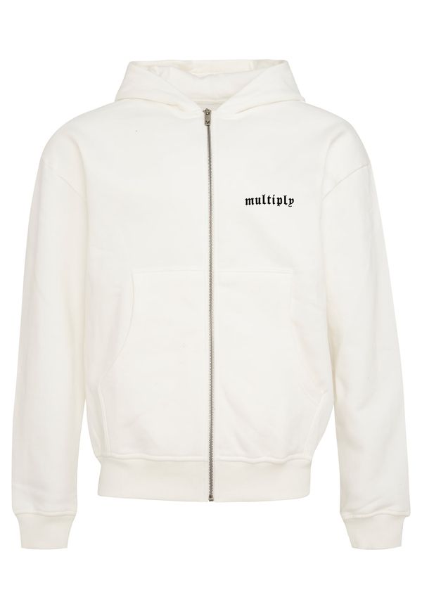 Multiply Apparel Multiply Apparel Суичъри с качулка 'OLD LONDON'  черно / бяло