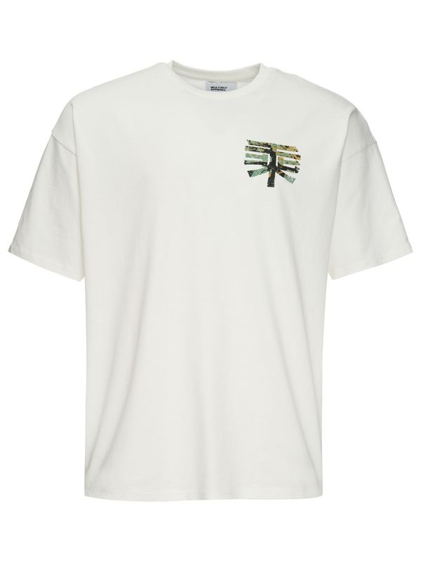 Multiply Apparel Multiply Apparel Тениска 'Car'  мед / шафран / пастелно зелено / черно / бяло