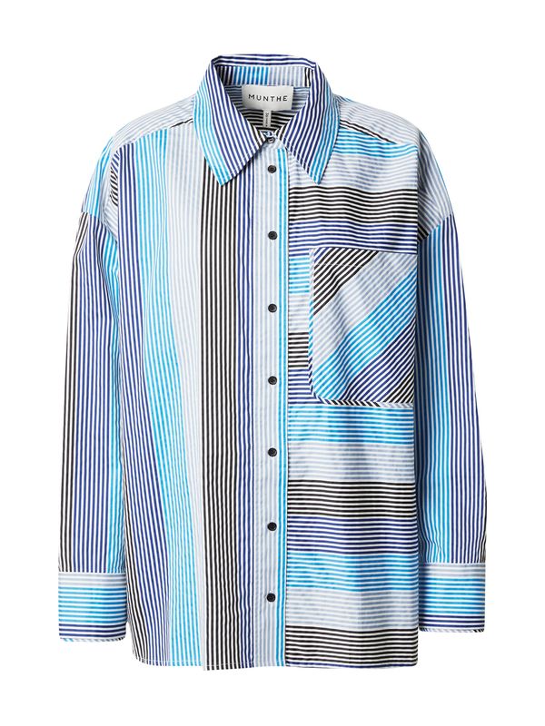 Munthe Munthe Блуза 'MATRIMI'  синьо / светлосиньо / черно / бяло