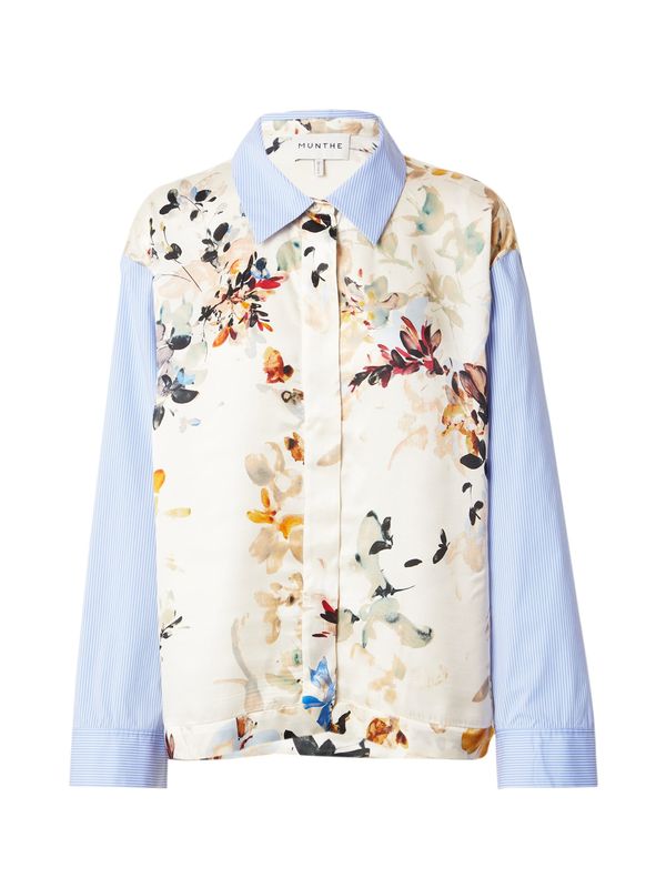 Munthe Munthe Блуза 'MOROCCO'  бежово / синьо / оранжево / тъмночервено