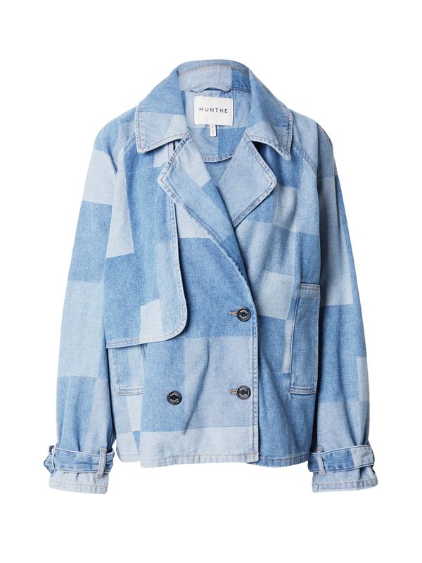 Munthe Munthe Преходно яке 'MOLIZ'  син деним / светлосиньо