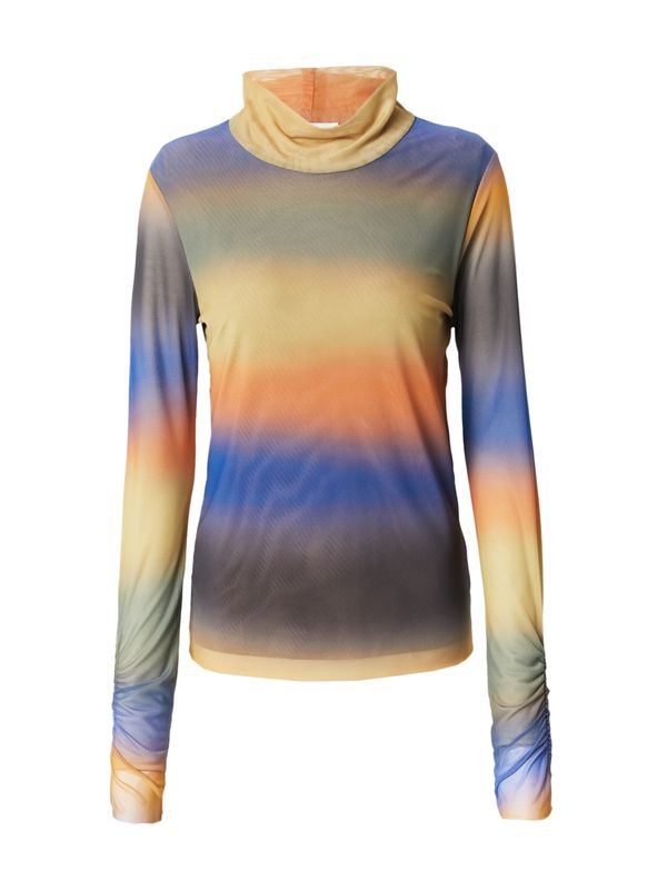 Munthe Munthe Тениска 'LENEA'  синьо / жълто / оранжево / черно