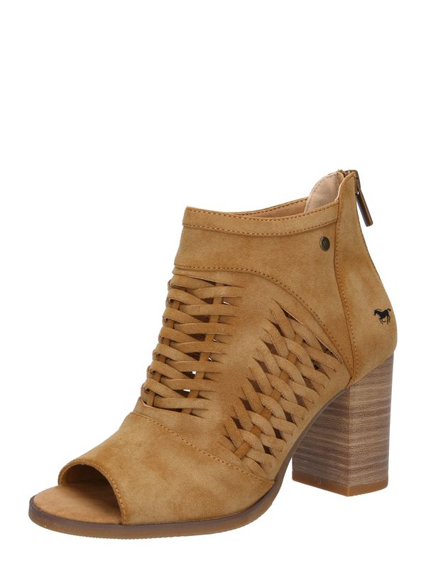 MUSTANG MUSTANG Къси ботуши  светлокафяво