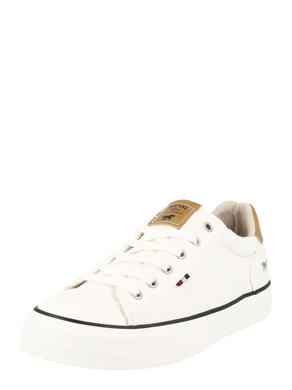 MUSTANG MUSTANG Ниски маратонки  кафяво / червено / бяло