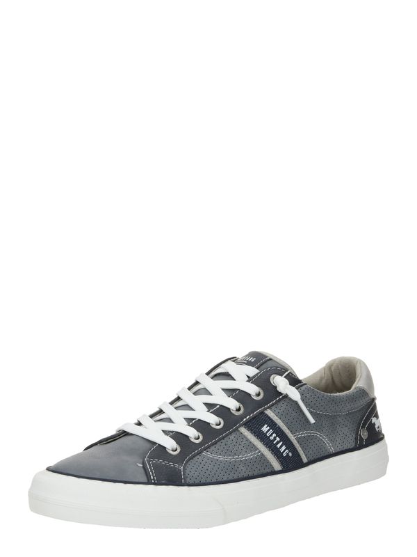 MUSTANG MUSTANG Ниски маратонки  морскосиньо / гълъбово синьо / бяло