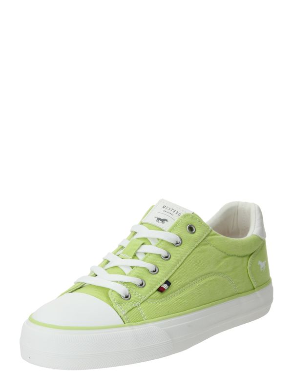 MUSTANG MUSTANG Ниски маратонки  сиво / мента / ябълка / бяло