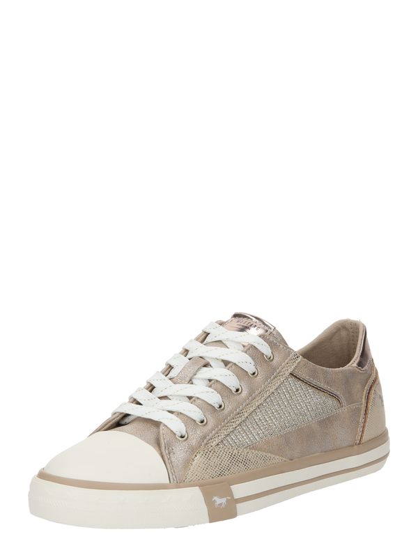 MUSTANG MUSTANG Ниски маратонки  злато / сребърно / мръсно бяло