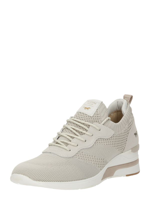 MUSTANG MUSTANG Обувки с връзки  кремаво