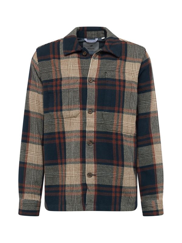 MUSTANG MUSTANG Риза  светлобежово / тъмнобежово / нейви синьо / ръждиво червено