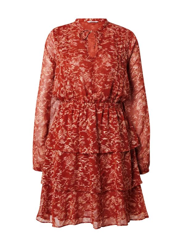 MUSTANG MUSTANG Рокля 'FANNY'  злато / червено / бяло