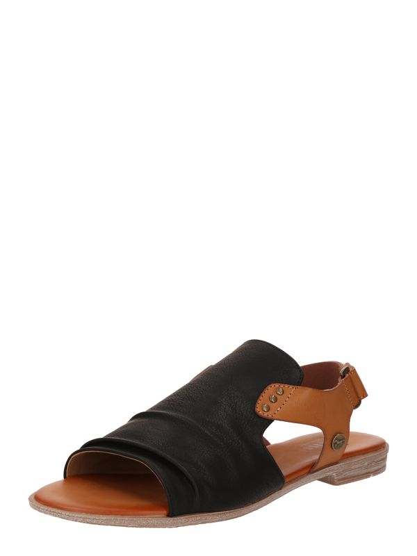 MUSTANG MUSTANG Сандали  коняк / черно