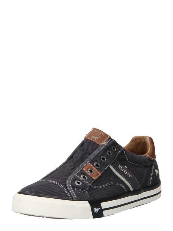 MUSTANG MUSTANG Спортни обувки Slip On  брокат / черно / бяло