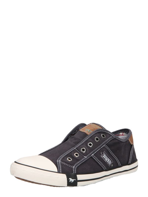 MUSTANG MUSTANG Спортни обувки Slip On  кафяво / черно / бяло