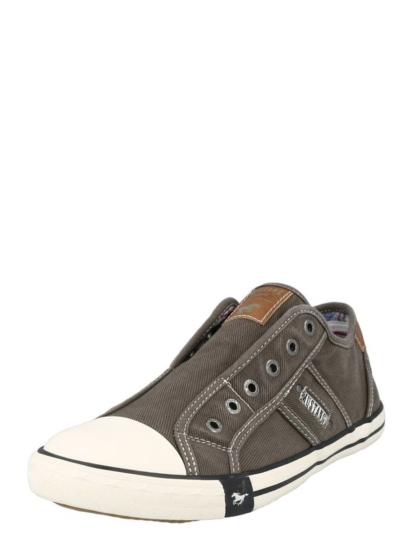 MUSTANG MUSTANG Спортни обувки Slip On  тъмносиво / естествено бяло