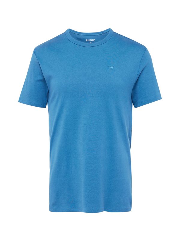 MUSTANG MUSTANG Тениска 'Allen'  лазурно синьо