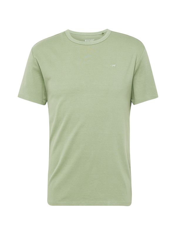 MUSTANG MUSTANG Тениска 'Allen'  пастелно зелено