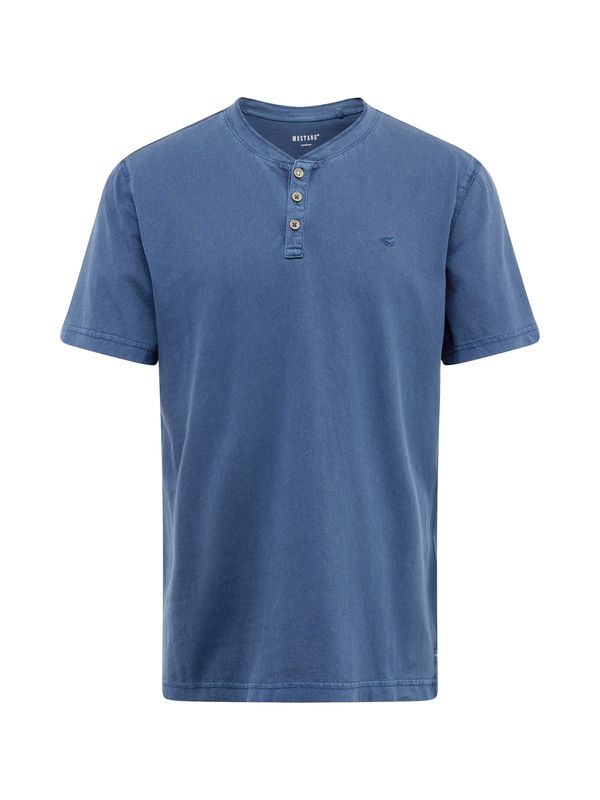 MUSTANG MUSTANG Тениска 'AUSTIN'  синя тинтява