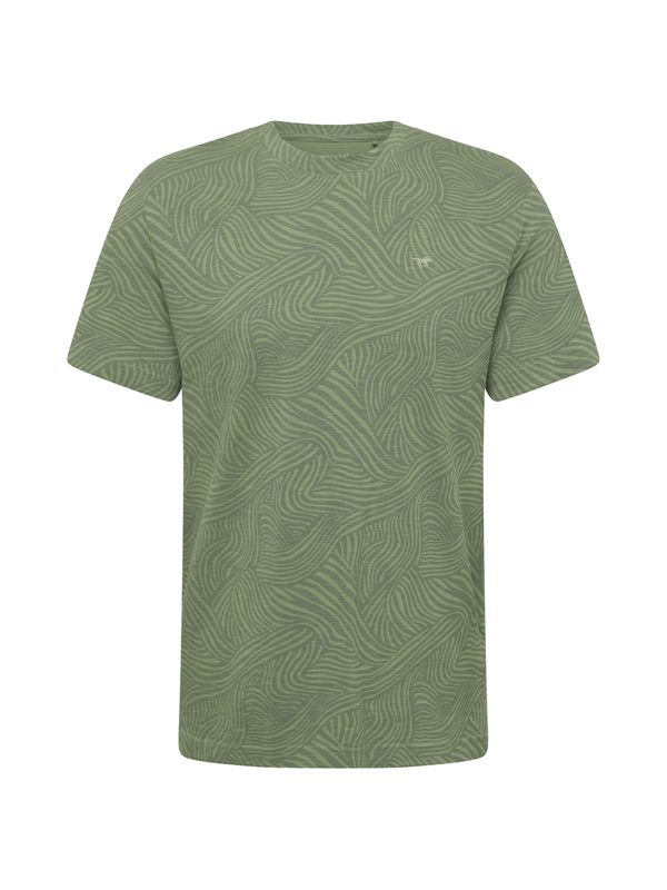 MUSTANG MUSTANG Тениска 'AUSTIN'  зелено / светлозелено