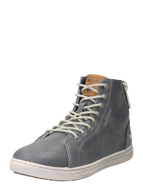 MUSTANG MUSTANG Високи маратонки  кафяво / тъмносиво