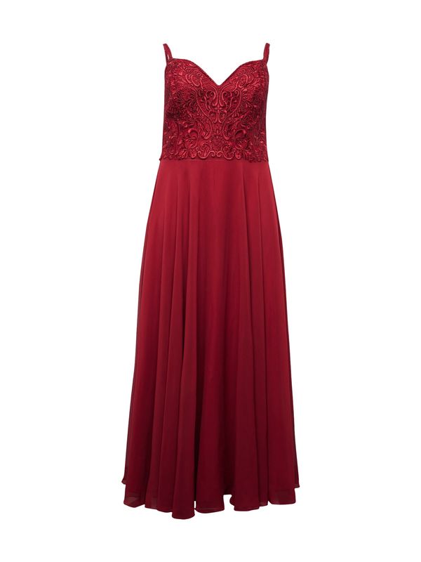 My Mascara Curves My Mascara Curves Вечерна рокля  винено червено