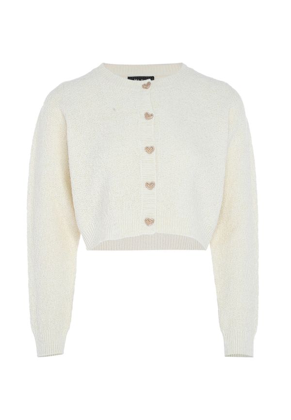 myMo at night myMo at night Плетена жилетка  бял памук