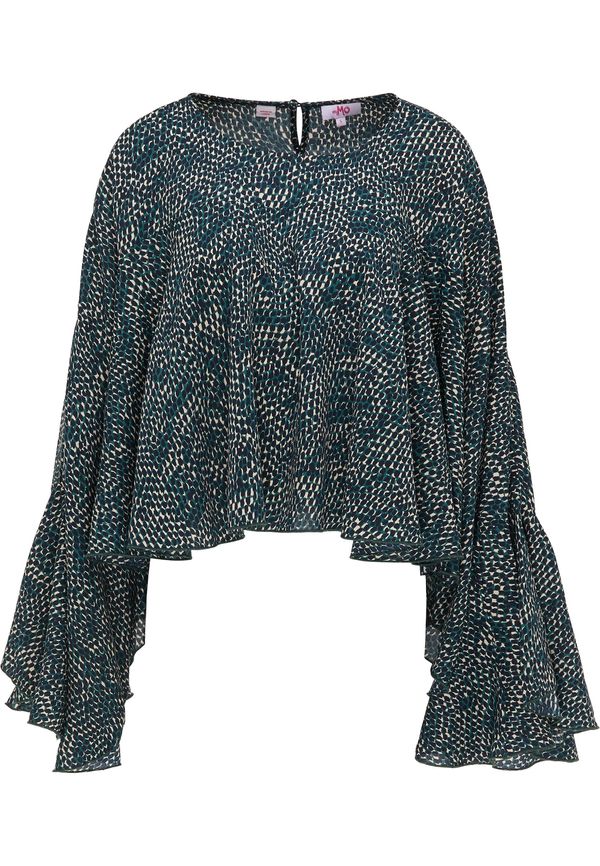 MYMO MYMO Блуза  бежово / зелено / черно