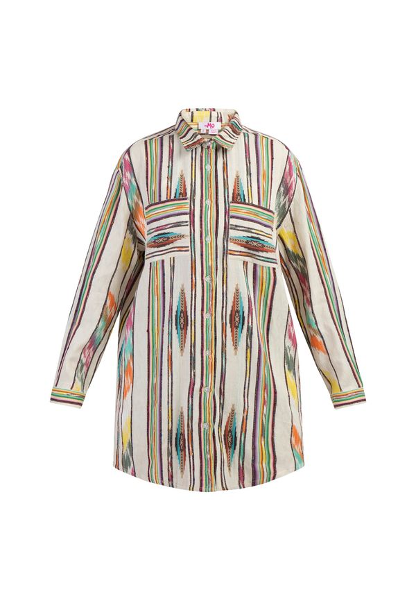 MYMO MYMO Блуза  бежово / жълто / светлолилаво / оранжево
