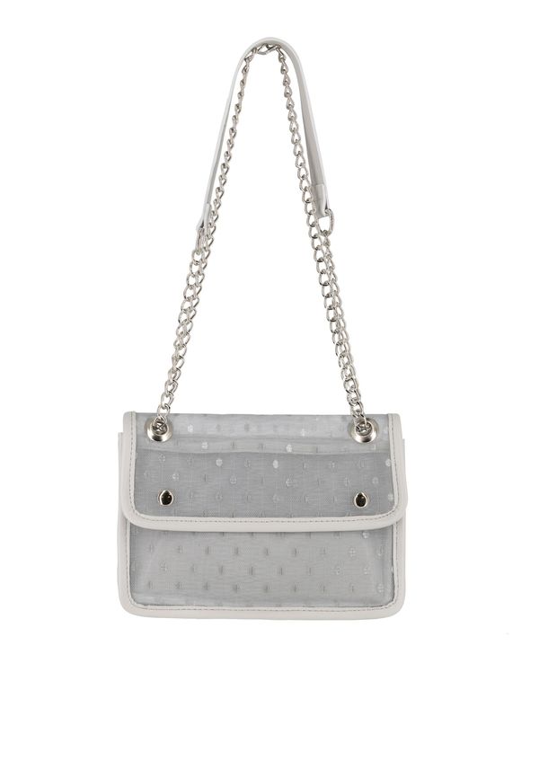 MYMO MYMO Чанта с презрамки  сребърно сиво / сребърно