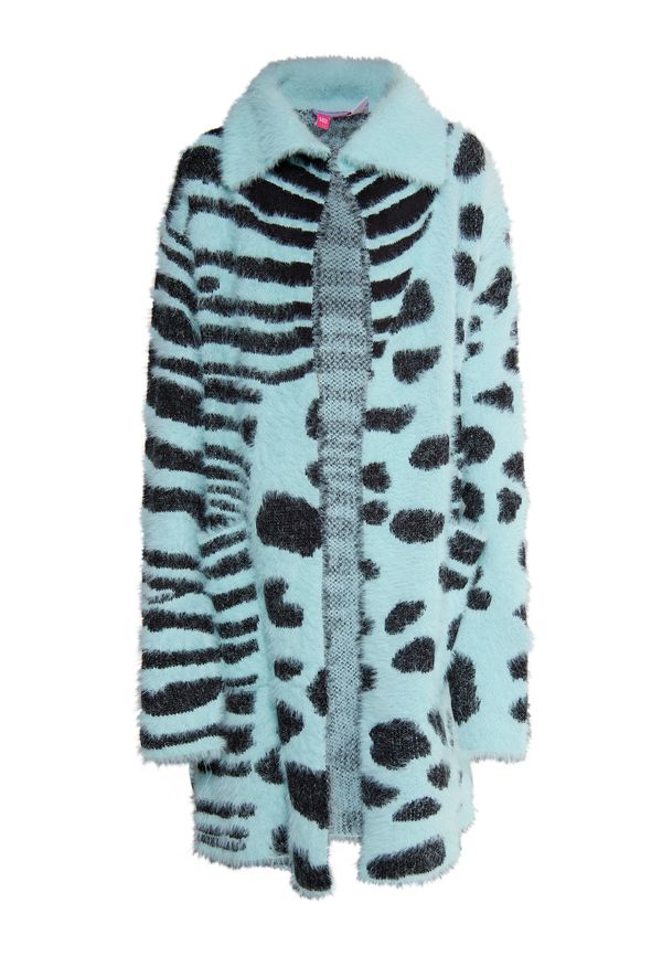 myMo KIDS myMo KIDS Плетена жилетка 'Mimo'  мента / черно