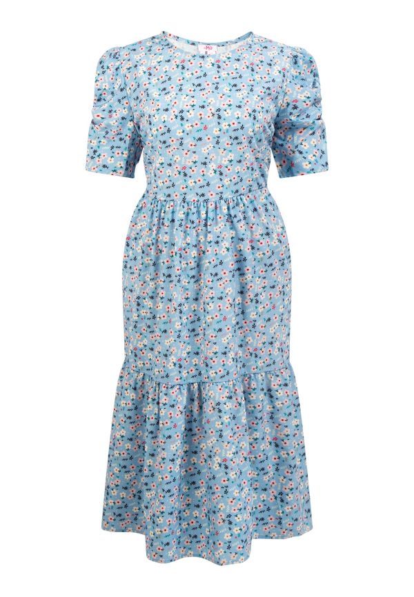 MYMO MYMO Лятна рокля  нейви синьо / светлосиньо / розово / бяло