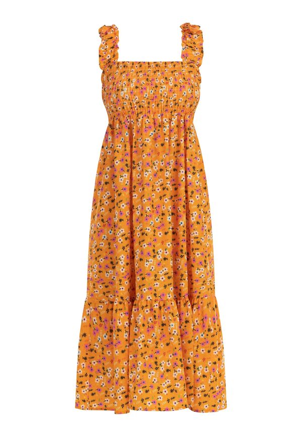 MYMO MYMO Лятна рокля  синьо / оранжево / розово / черно