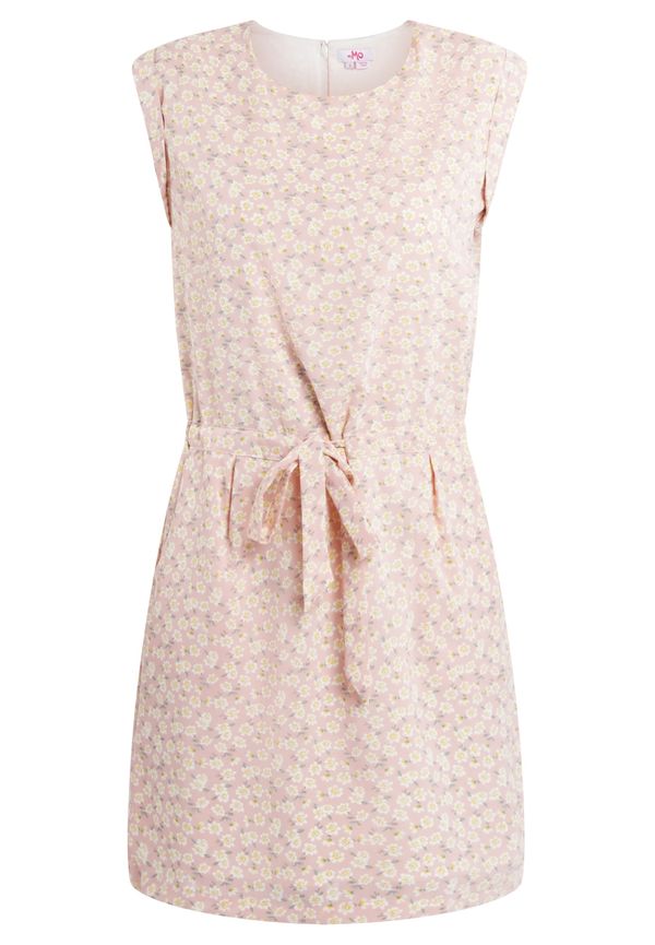 MYMO MYMO Лятна рокля  жълто / каки / пепел от рози / бяло