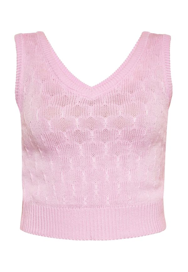 MYMO MYMO Плетен топ  розово
